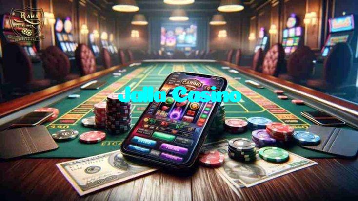 Jalla Casino casino presented on mobile device in Pakistan with slots and live games